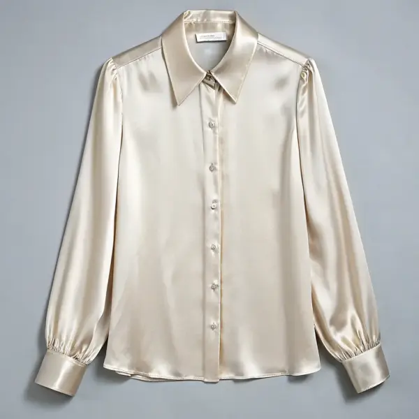 Blusa de seda de Zara